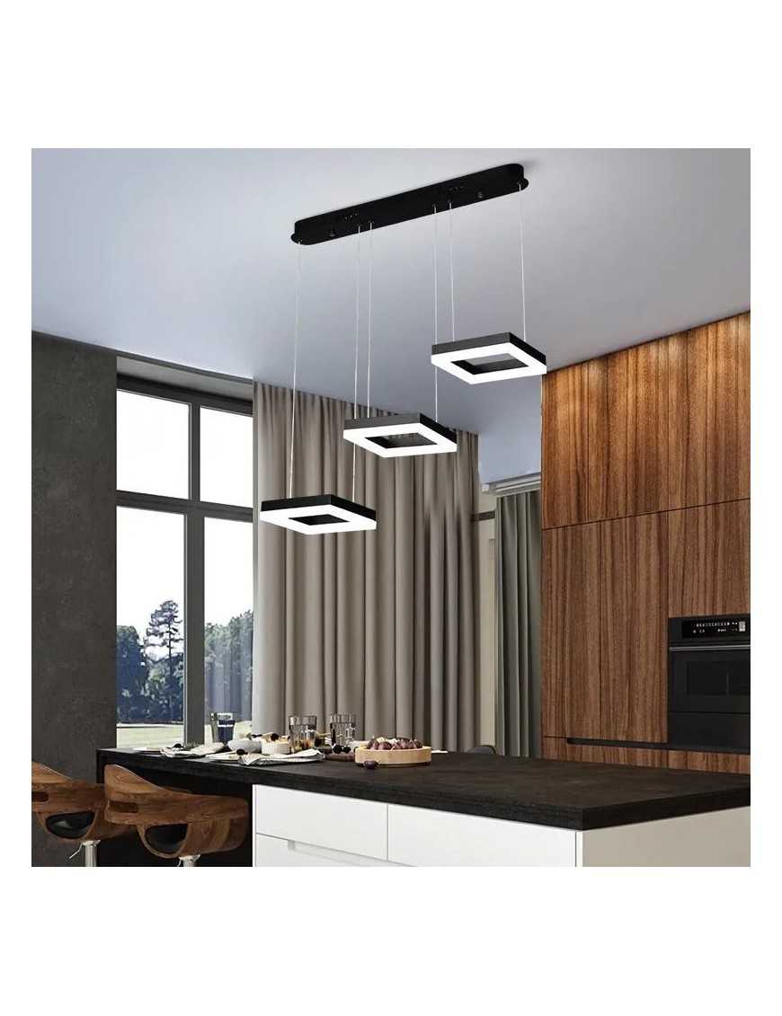 POWERTECH LED φωτιστικό οροφής HLL-0103, 35W, 4000K, 70x120cm, μαύρο