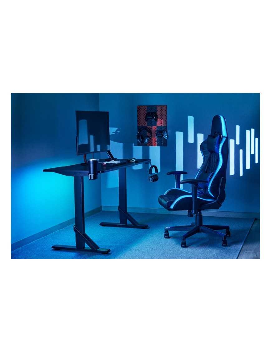 BRATECK gaming γραφείο GMD11-3, ρυθμιζόμενο ύψος, 136x60cm, RGB, μαύρο