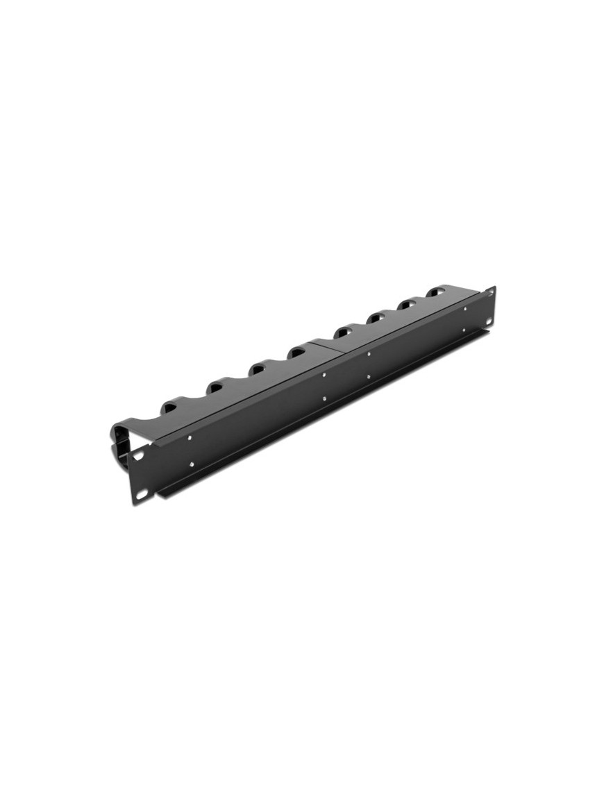 DELOCK cable management 66849 για rack 19"/1U, 10x γάντζοι, μαύρο