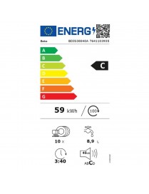 Beko BDIS38040A Πλήρως Εντοιχιζόμενο Πλυντήριο Πιάτων για 10 Σερβίτσια