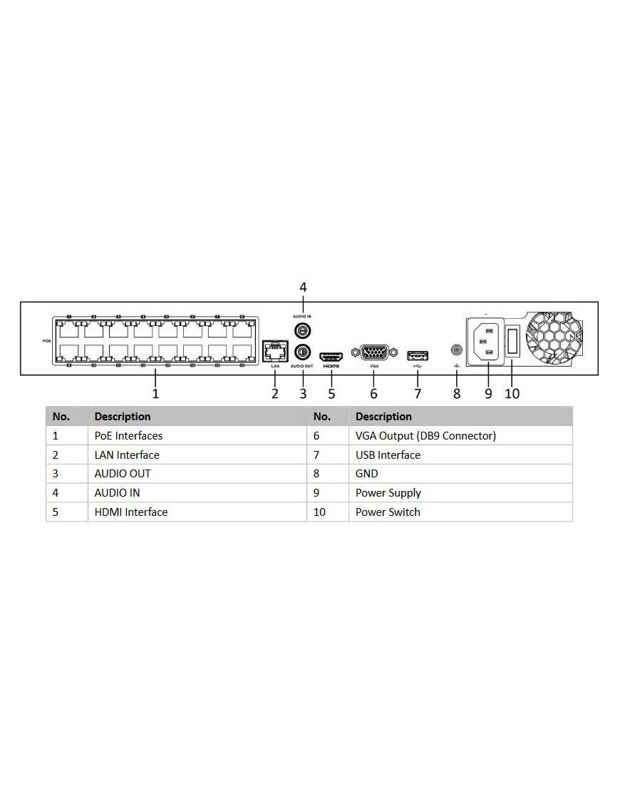 HIKVISION HIWATCH NVR καταγραφικό HWN-4216MH-16P, H.265+, 16 κανάλια PoE