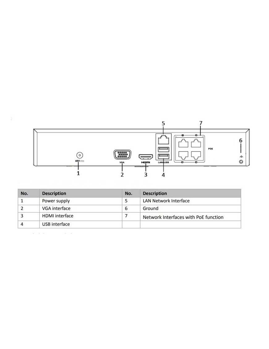 HIKVISION HIWATCH NVR καταγραφικό HWN-2104MH-4P, H.265+, 4 κανάλια PoE