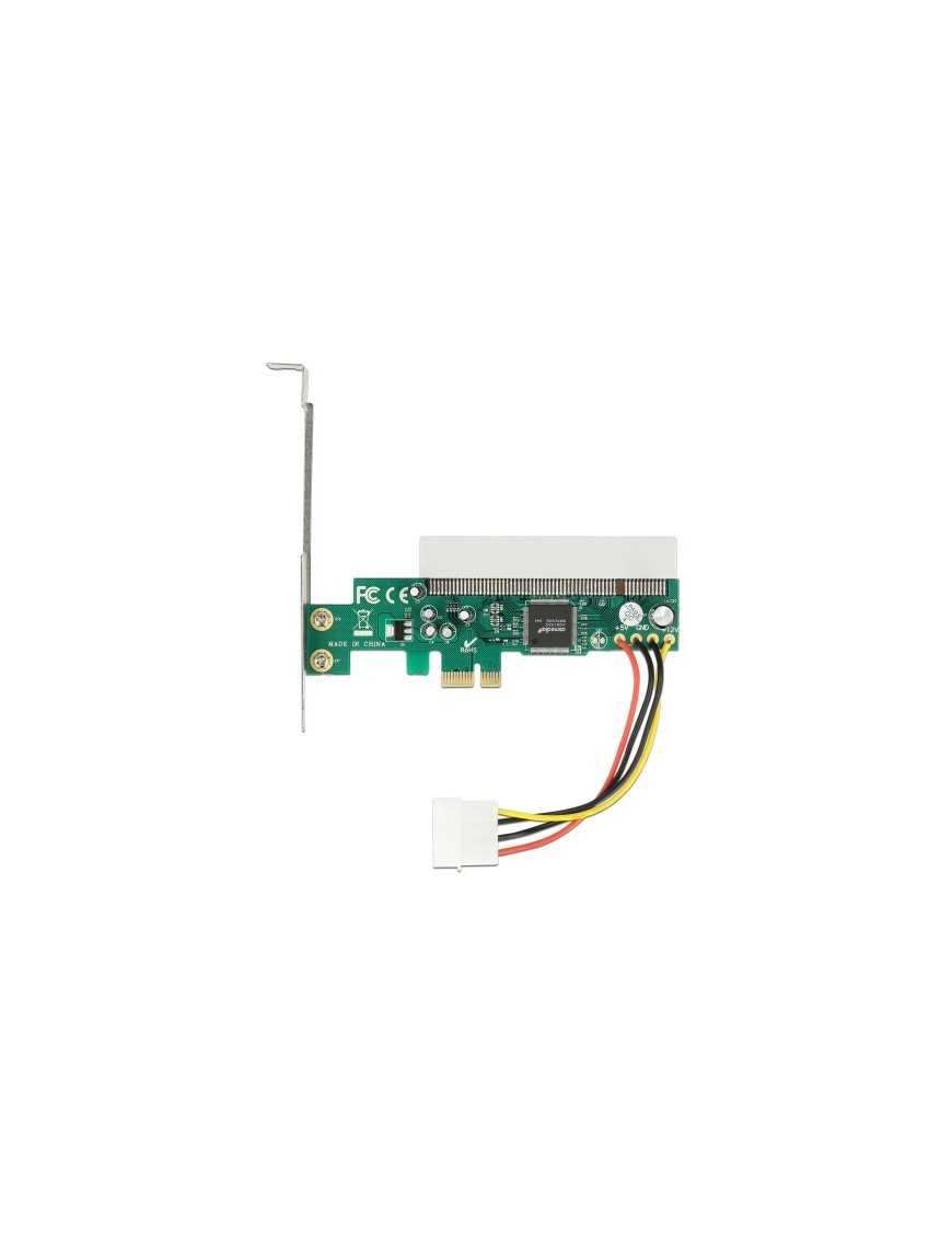 DELOCK κάρτα επέκτασης PCI Express σε PCI 32 Bit 5V 90062, Asmedia chip