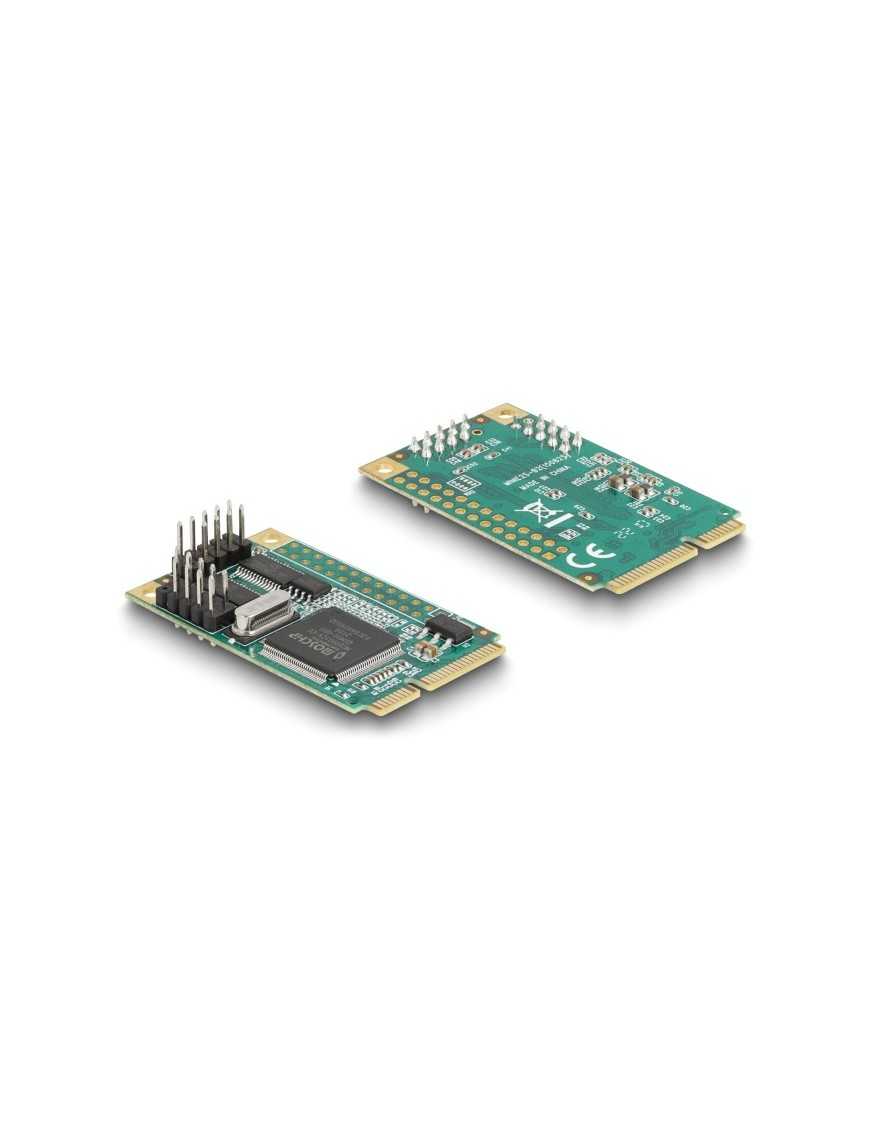 DELOCK κάρτα επέκτασης mini PCIe σε 2x RS-232 95273