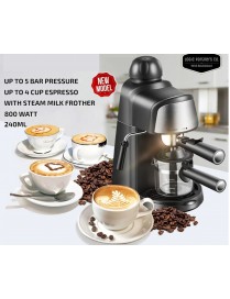 Sokany SK-6810 Μηχανή Espresso 800W Πίεσης 5bar για cappuccino Μαύρη