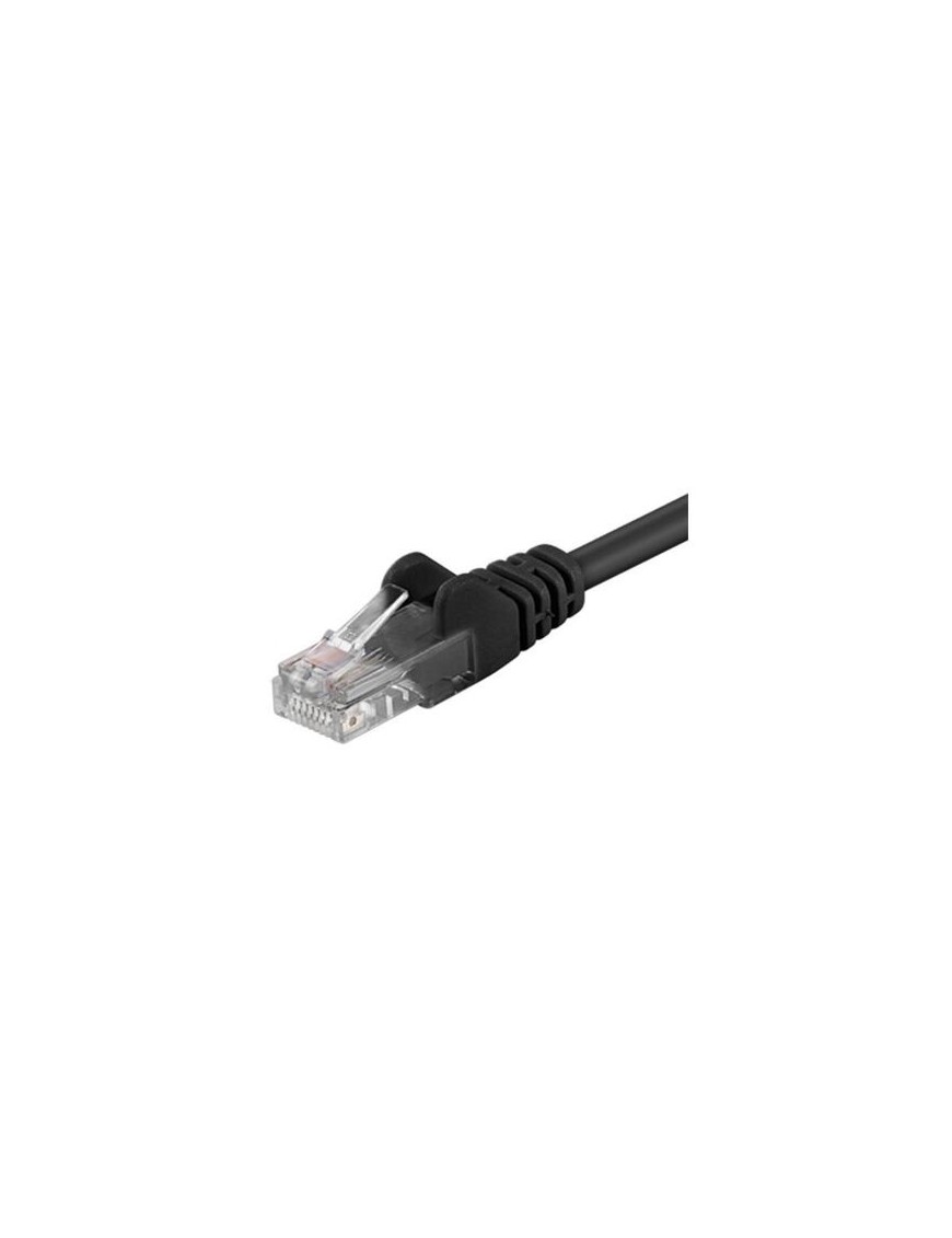 GΟOBAY καλώδιο δικτύου 68649, CAT 5e U/UTP, CCA, PVC, 3m, μαύρο