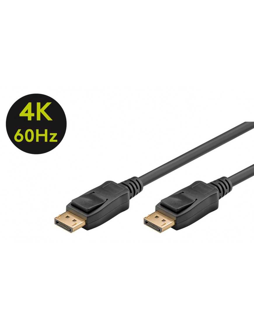 GOOBAY καλώδιο DisplayPort 1.2 VESA 65925, 4K/60Hz 21.6Gbit/s, 5m, μαύρο