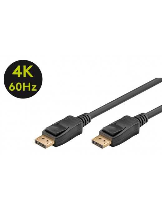 GOOBAY καλώδιο DisplayPort 1.2 VESA 65925, 4K/60Hz 21.6Gbit/s, 5m, μαύρο