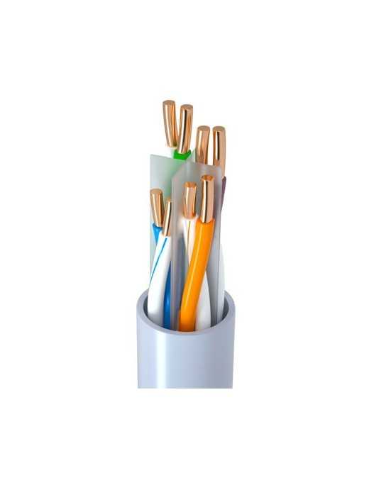 POWERTECH καλώδιο δικτύου CAB-N292, Cat 6 U/UTP, CCA, 24AWG, 305m, γκρι