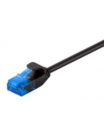 POWERTECH καλώδιο δικτύου CAB-N307 Cat 6 U/UTP, slim copper, 50cm, μαύρο