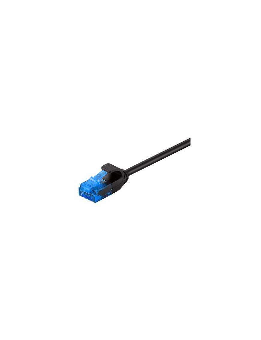 POWERTECH καλώδιο δικτύου CAB-N307 Cat 6 U/UTP, slim copper, 50cm, μαύρο