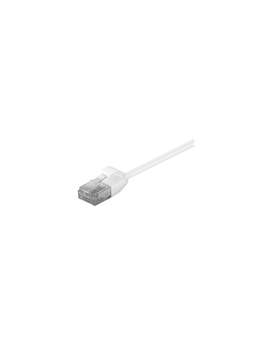 POWERTECH καλώδιο δικτύου CAB-N311 Cat 6 U/UTP, slim copper, 25cm, λευκό