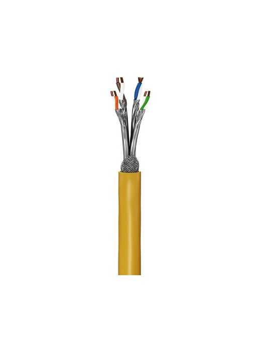 GOOBAY καλώδιο δικτύου 61126, CAT 8.1 S/FTP, copper, GHMT, 25m, κίτρινο