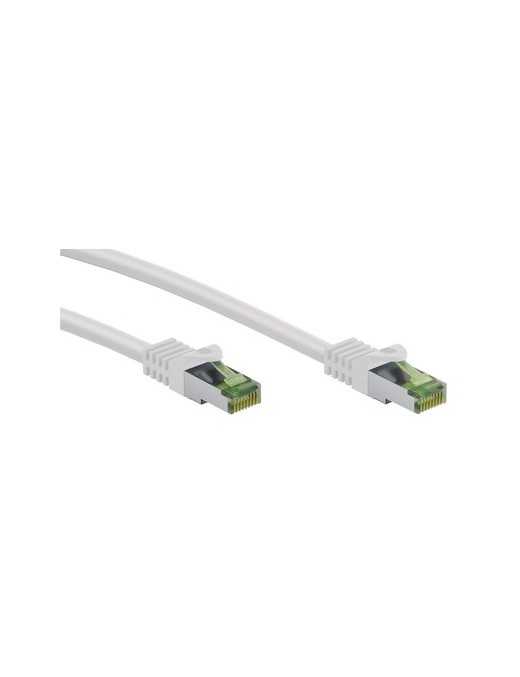 GOOBAY καλώδιο δικτύου 61102, CAT 8.1 S/FTP, copper, GHMT, 0.25m, λευκό
