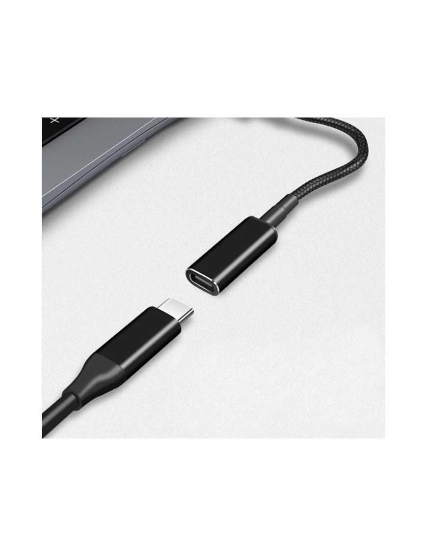 POWERTECH καλώδιο τροφοδοσίας CAB-UC065, USB-C σε Sony 6.0x4.3mm, μαύρο