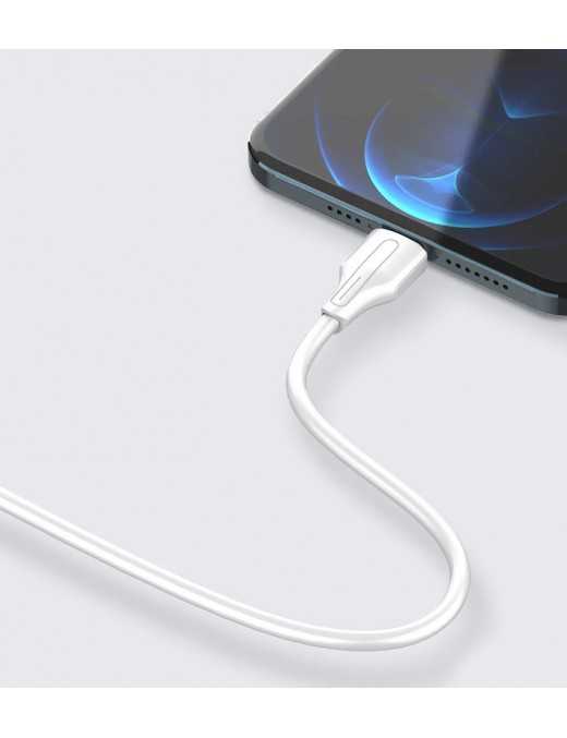 LDNIO καλώδιο Micro USB σε USB LS540, 2.4A, 20cm, λευκό LDNIO καλώδιο Micro USB σε USB LS540, 2.4A, 20cm, λευκό