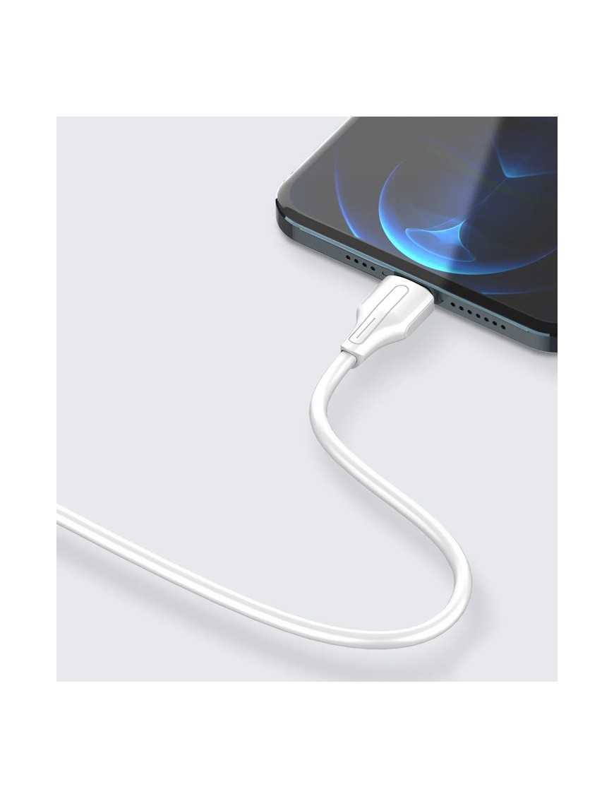 LDNIO καλώδιο USB-C σε USB LS540, 2.4A, 20cm, λευκό LDNIO καλώδιο USB-C σε USB LS540, 2.4A, 20cm, λευκό