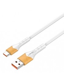 LDNIO καλώδιο USB-C σε USB LS801, 30W, 1m, λευκό