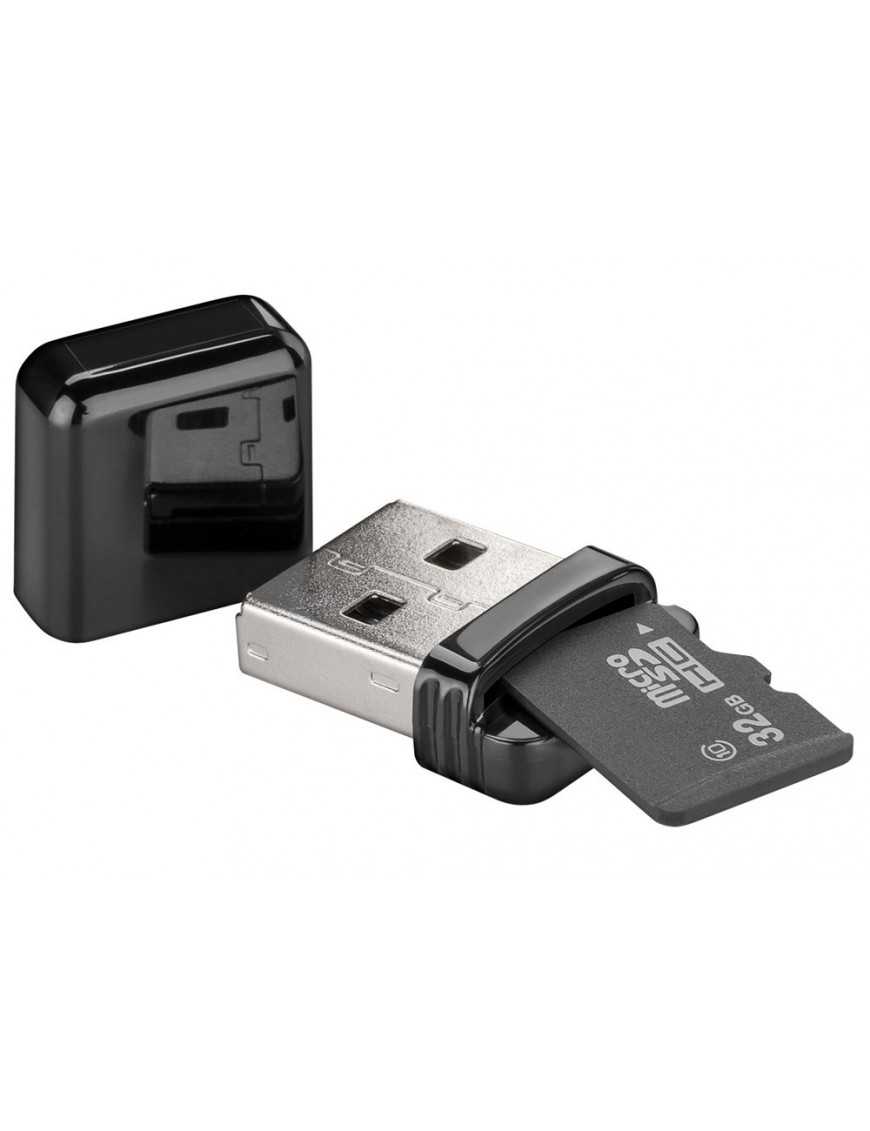 GOOBAY card reader 38656 για micro SD κάρτα μνήμης, 480 Mbps, μαύρο