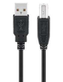 GOOBAY καλώδιο USB σε USB Type B 95129, 0.25m, 480Mbps, μαύρο