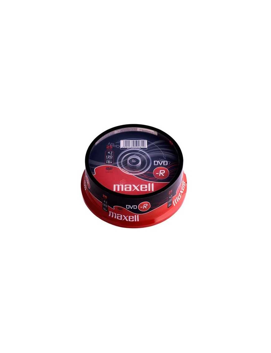 MAXELL DVD-R, 4.7GB/120min, 16x speed, Cake box, 25τμχ