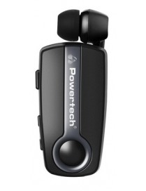 POWERTECH earphone Klipp 2 PT-998 multipoint, Bluetooth 5.1, USB-C, γκρι