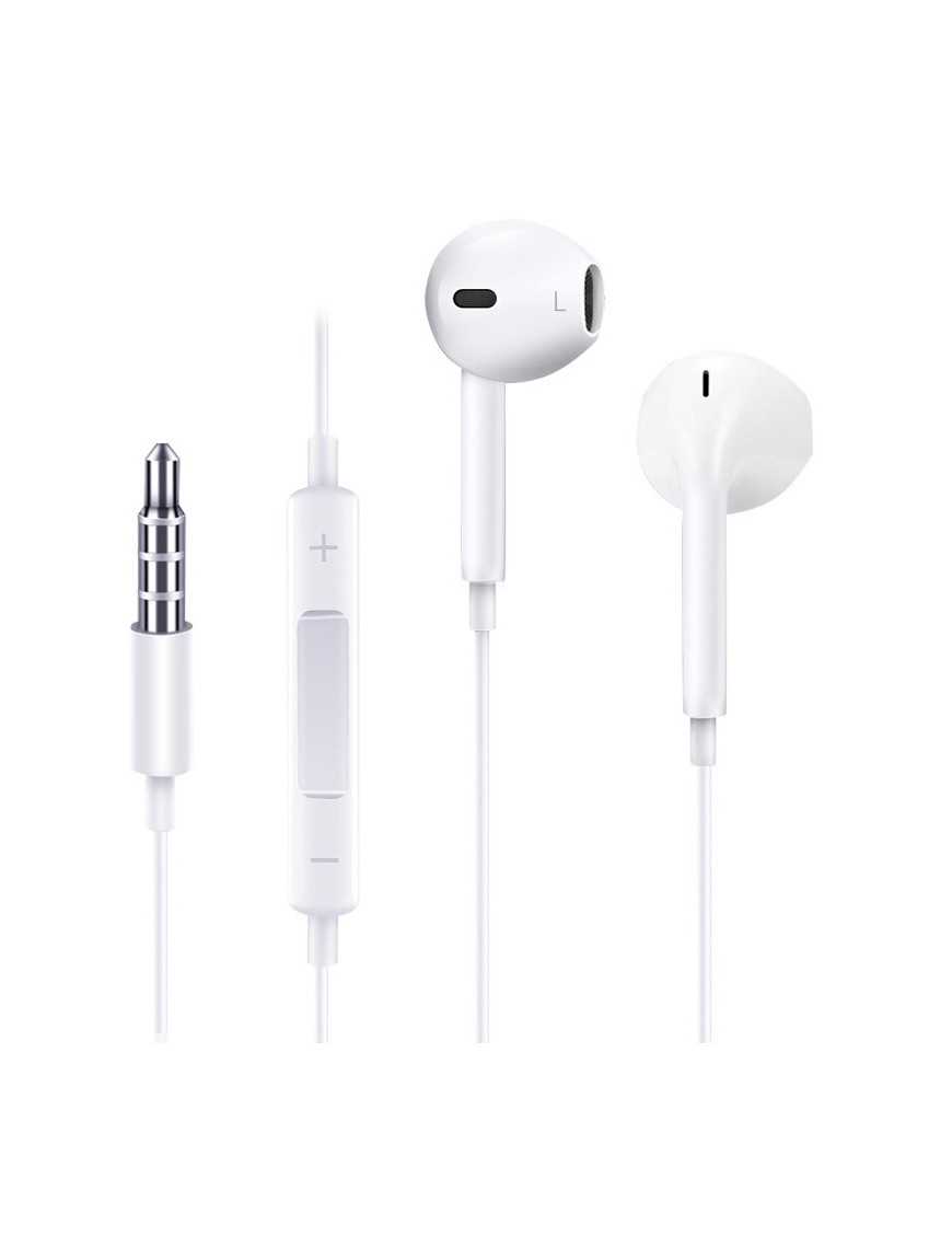 JOYROOM earphones JR-EP1, 3.5mm, λευκά