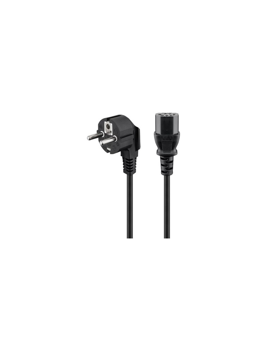 POWERTECH καλώδιο τροφοδοσίας CAB-P031, 3x 1mm², 3m, μαύρο