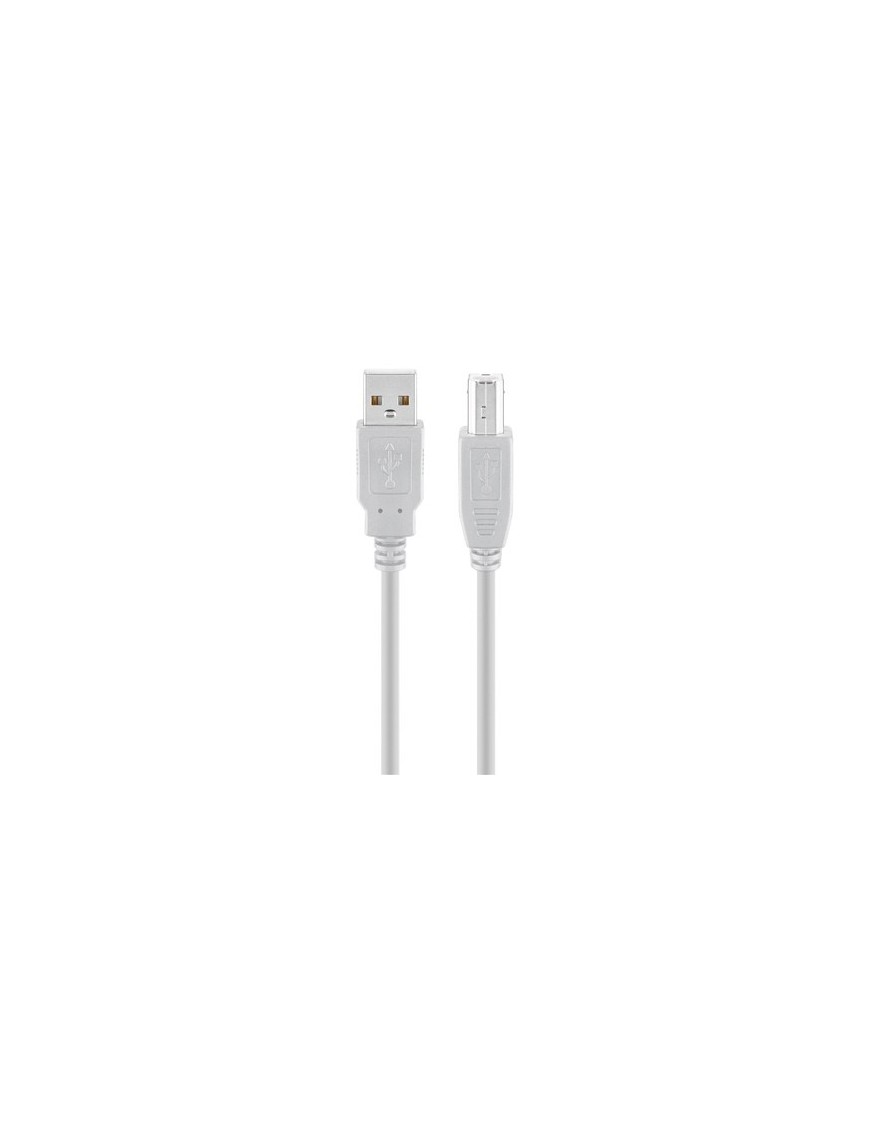 GOOBAY καλώδιο USB σε USB Type B 68712, 1.8m, 480Mbps, γκρι