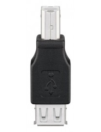 GOOBAY αντάπτορας USB σε USB Type B 50291, θηλυκό σε αρσενικό, μαύρος