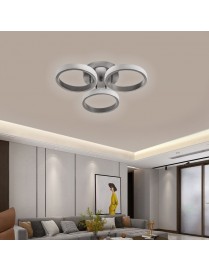 POWERTECH LED φωτιστικό οροφής HLL-0116, 24W, 4000K, Φ36x9cm, γκρι