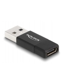 DELOCK αντάπτορας USB 3.2 Gen 2 σε USB-C 60001, 10Gbps, μαύρος