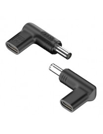 POWERTECH αντάπτορας τροφοδοσίας YX-20, USB-C σε Asus 6x3.7mm, μαύρος