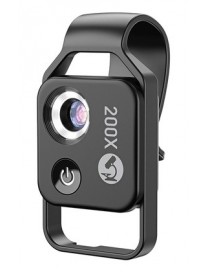 APEXEL φακός μικροσκόπιο APL-MS002 για smartphone κάμερα, 200x zoom, LED