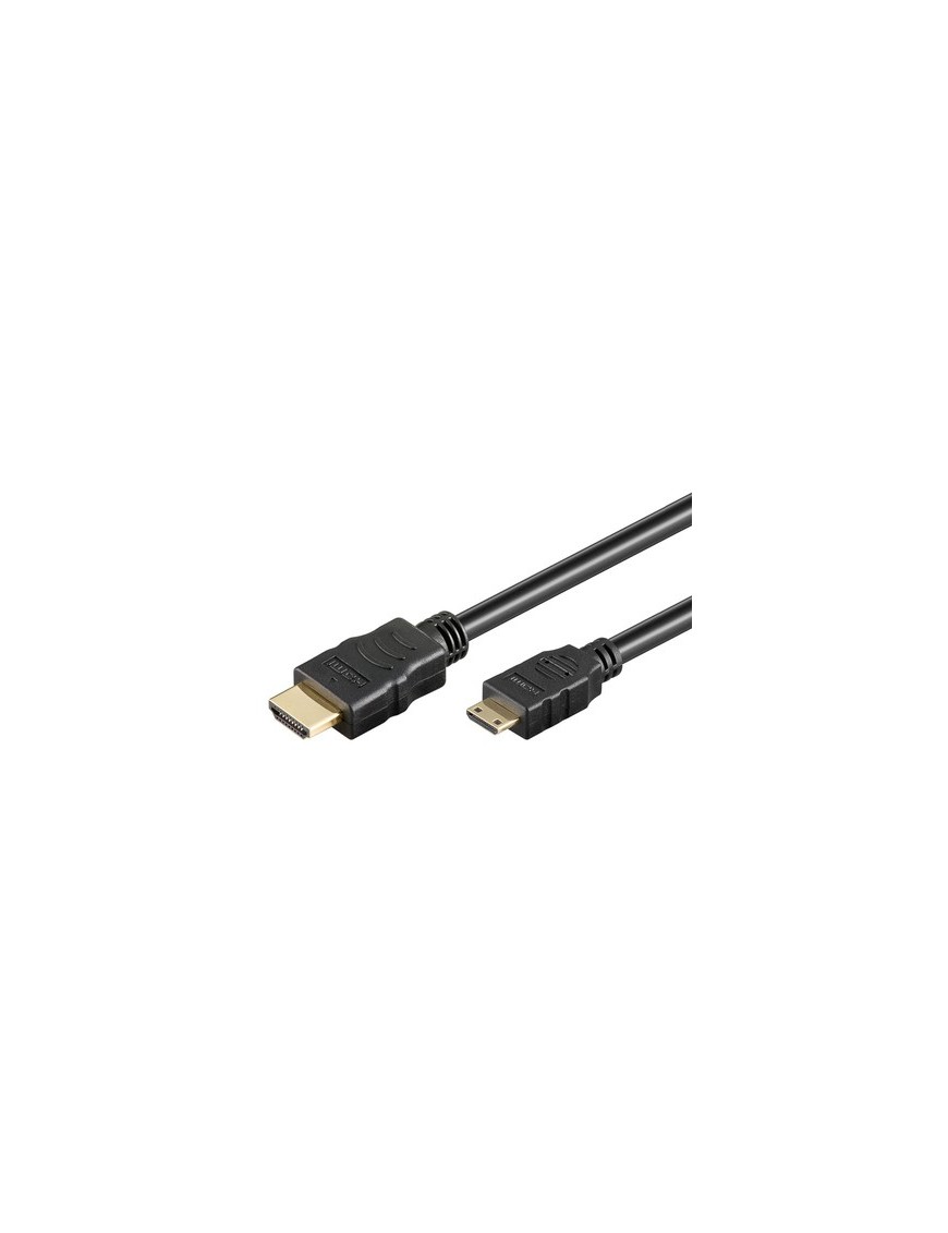 GOOBAY καλώδιο HDMI σε HDMI Mini 31933 με Ethernet, 4K/30Hz, 3m, μαύρο