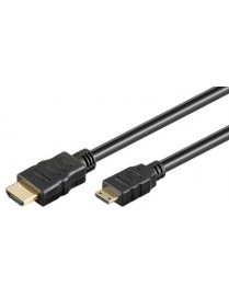 GOOBAY καλώδιο HDMI σε HDMI Mini 31934 με Ethernet, 4K/30Hz, 5m, μαύρο