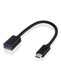 POWERTECH καλώδιο USB-C σε USB 3.1 CAB-UC016, OTG, 5Gbps, 0.20m, μαύρο