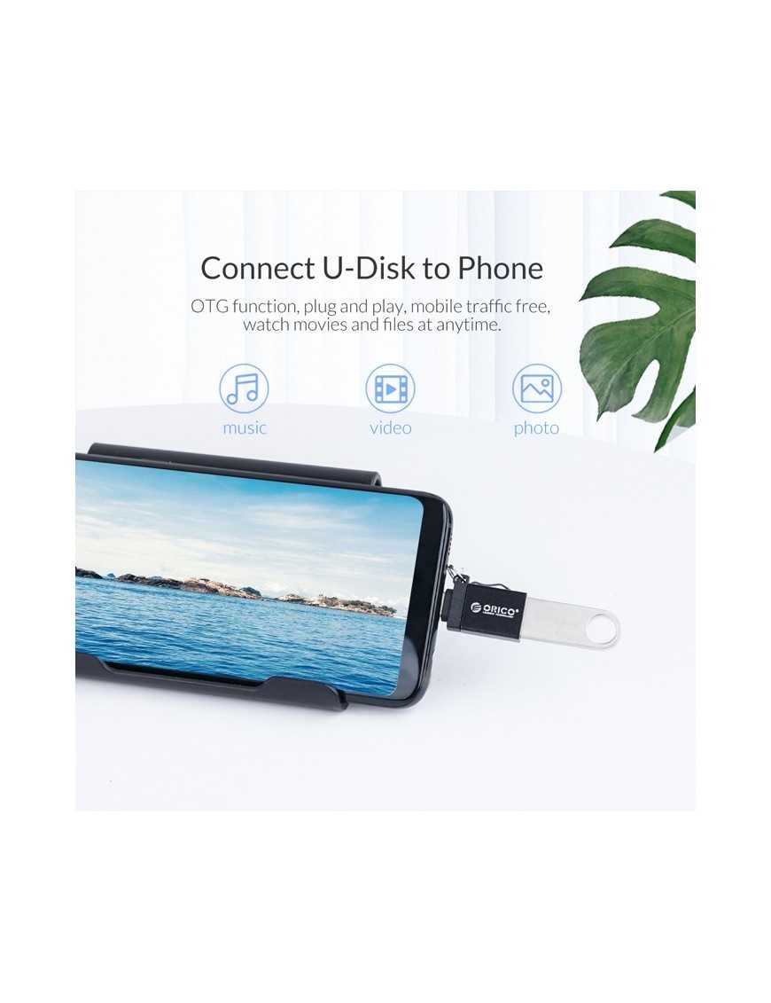 ORICO αντάπτορας USB-C σε USB 3.0 CBT-UT01, 5Gbps, μαύρος