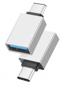 POWERTECH αντάπτορας USB-C σε USB 3.0 PTH-062, 5Gbps, ασημί