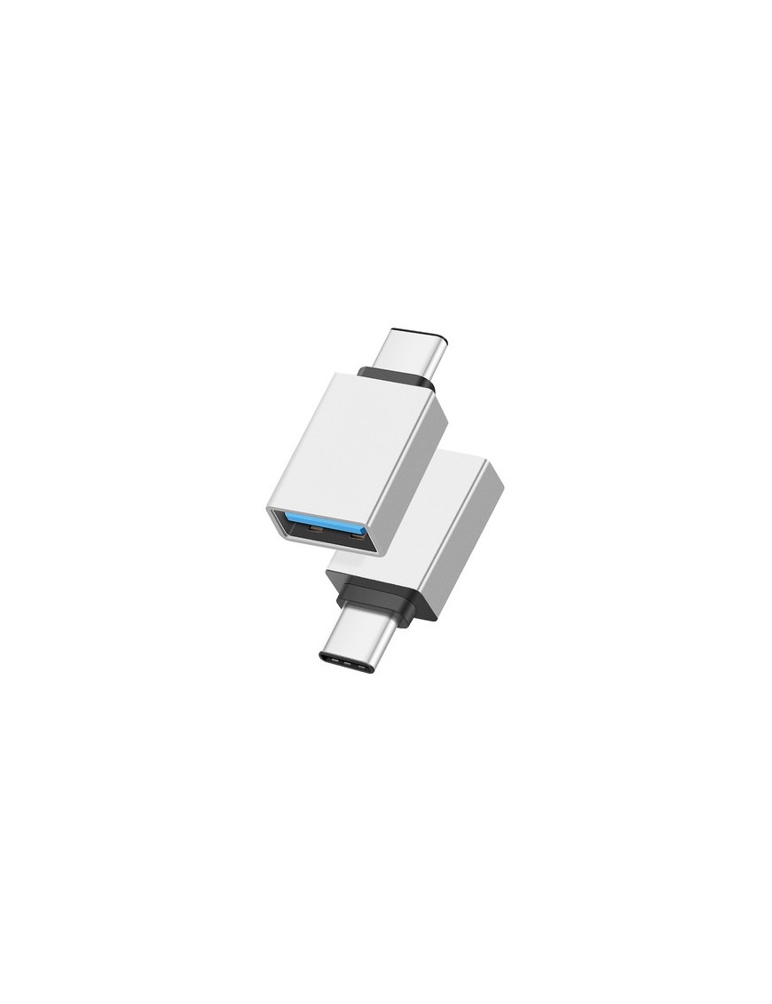 POWERTECH αντάπτορας USB-C σε USB 3.0 PTH-062, 5Gbps, ασημί