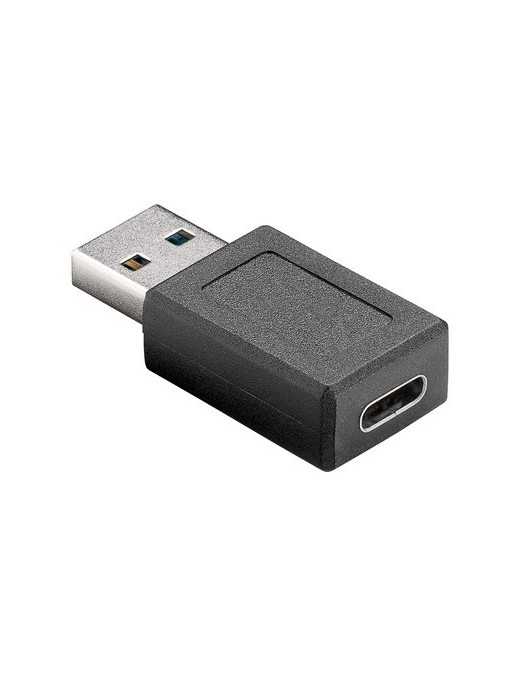 POWERTECH αντάπτορας USB 3.1 σε USB-C PTH-066, 5Gbps, μαύρο
