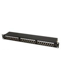 PULSAR patch panel για rack RP-F24V6, 24-port, FTP Cat 6, 1U