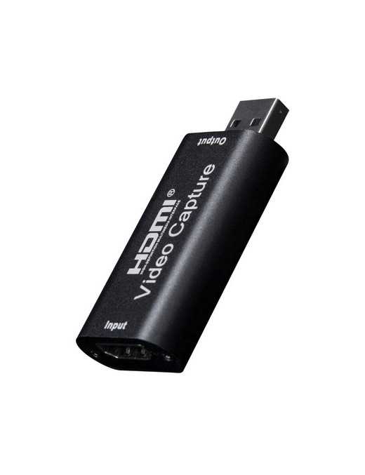 POWERTECH video capture PTH-047, HDMI/USB σύνδεση, 4K/60Hz, μαύρο