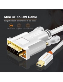 CABLETIME καλώδιο Mini DisplayPort σε DVI CT-04G, 1080p, 1.8m, λευκό