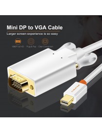 CABLETIME καλώδιο Mini DisplayPort σε VGA CT-05G, 1080p, 1.8m, λευκό