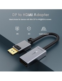 CABLETIME αντάπτορας DisplayPort σε HDMI CT-P02G4K60R, 4K/60Hz, γκρι