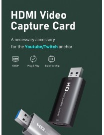 CABLETIME video capture CT-HVC-AB, HDMI/USB σύνδεση, 4K/30Hz, μαύρο