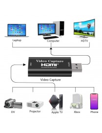 POWERTECH video capture CAB-H147, HDMI/USB σύνδεση, 4K/60Hz, μαύρο