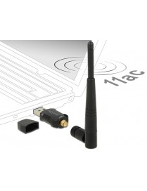 DELOCK ασύρματος USB αντάπτορας δικτύου 12462, 433/150Mbps, 2.4/5GHz