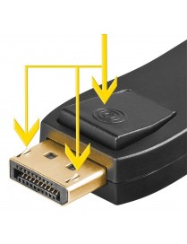 GOOBAY αντάπτορας DisplayPort σε HDMI 51719, 1920x1200p, μαύρος